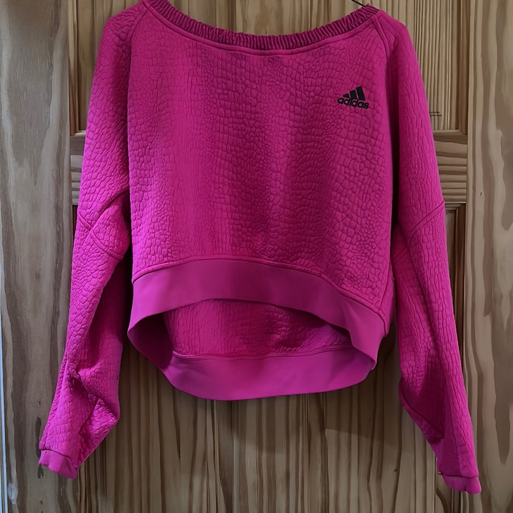 NEW! Adidas Hot Pink Athletic Crew
